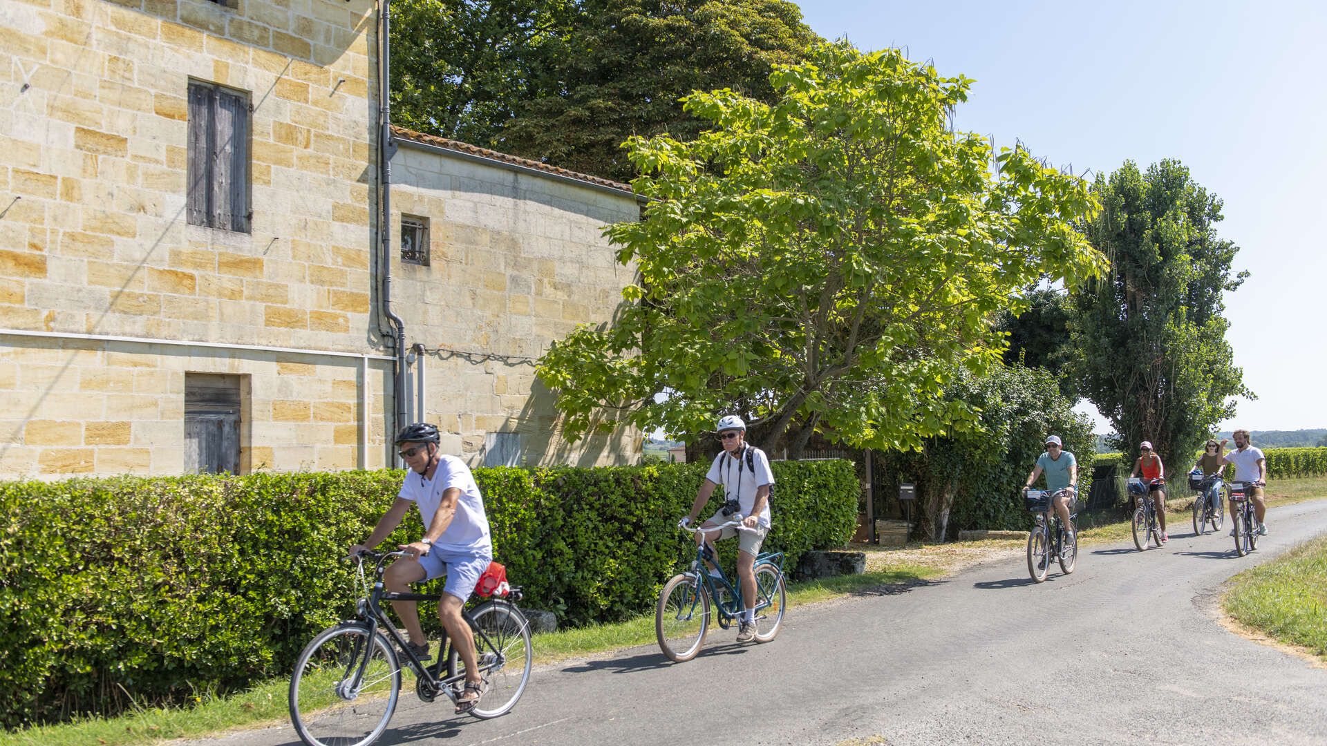 À vélo à Saint-Émilion