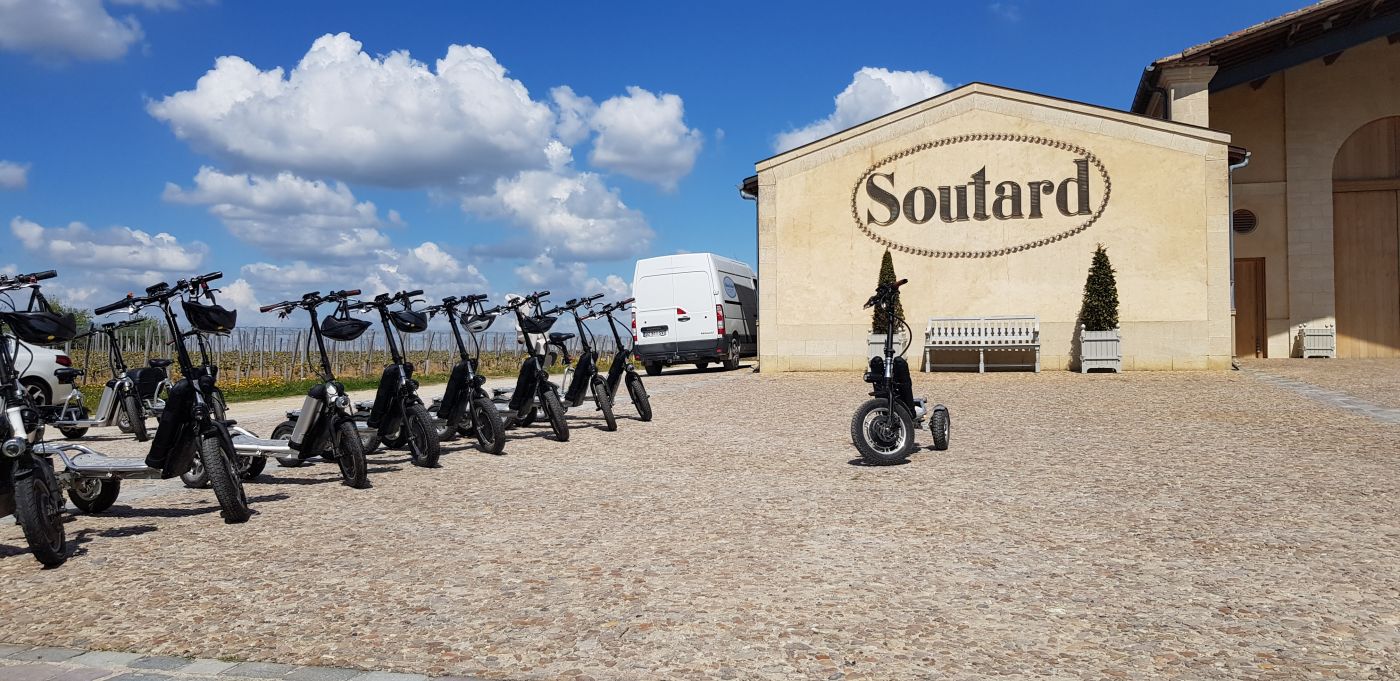 Bikeboard à Chateau Soutard