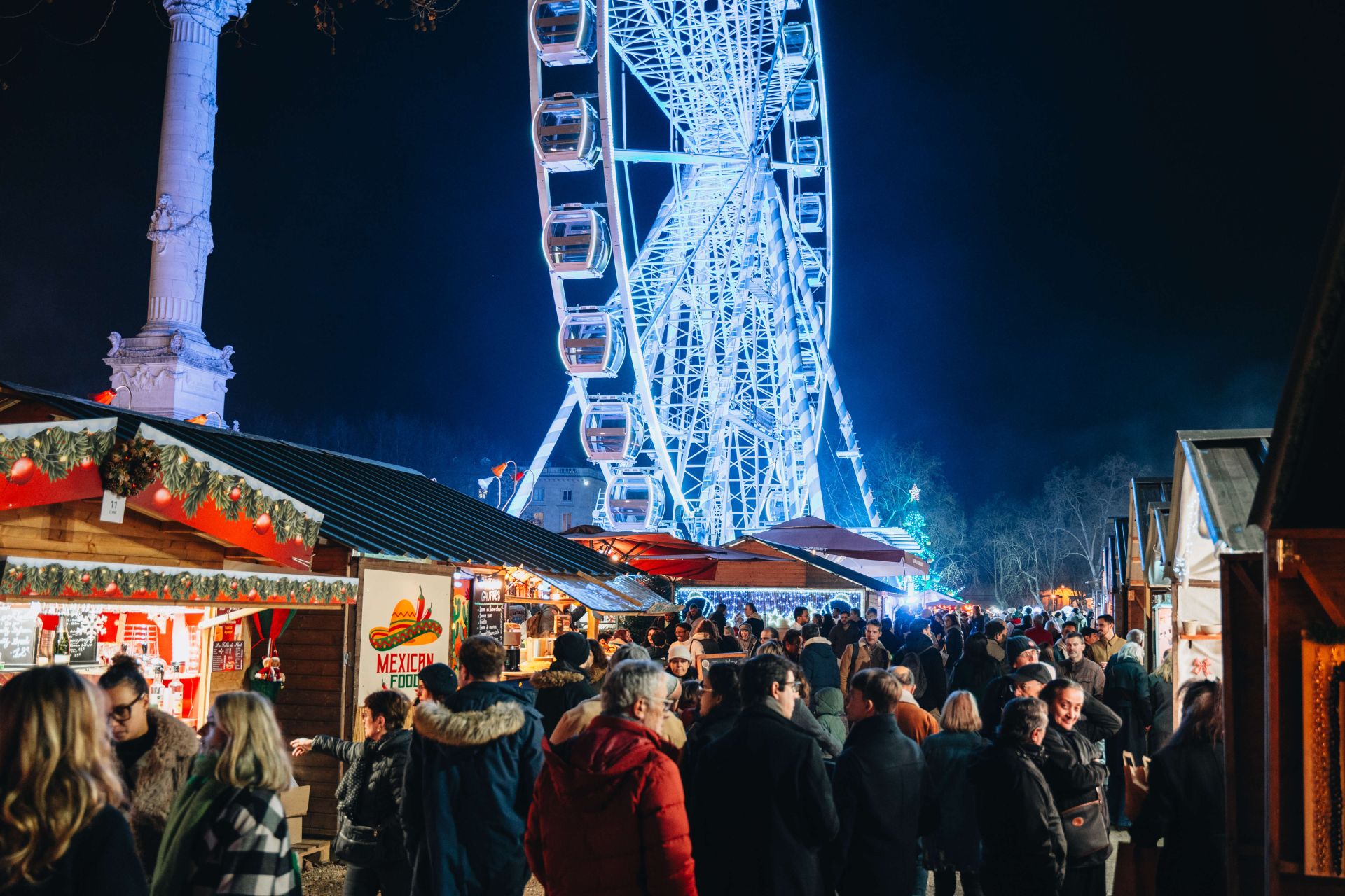 Magie de Noël a Bordeaux La grande roue