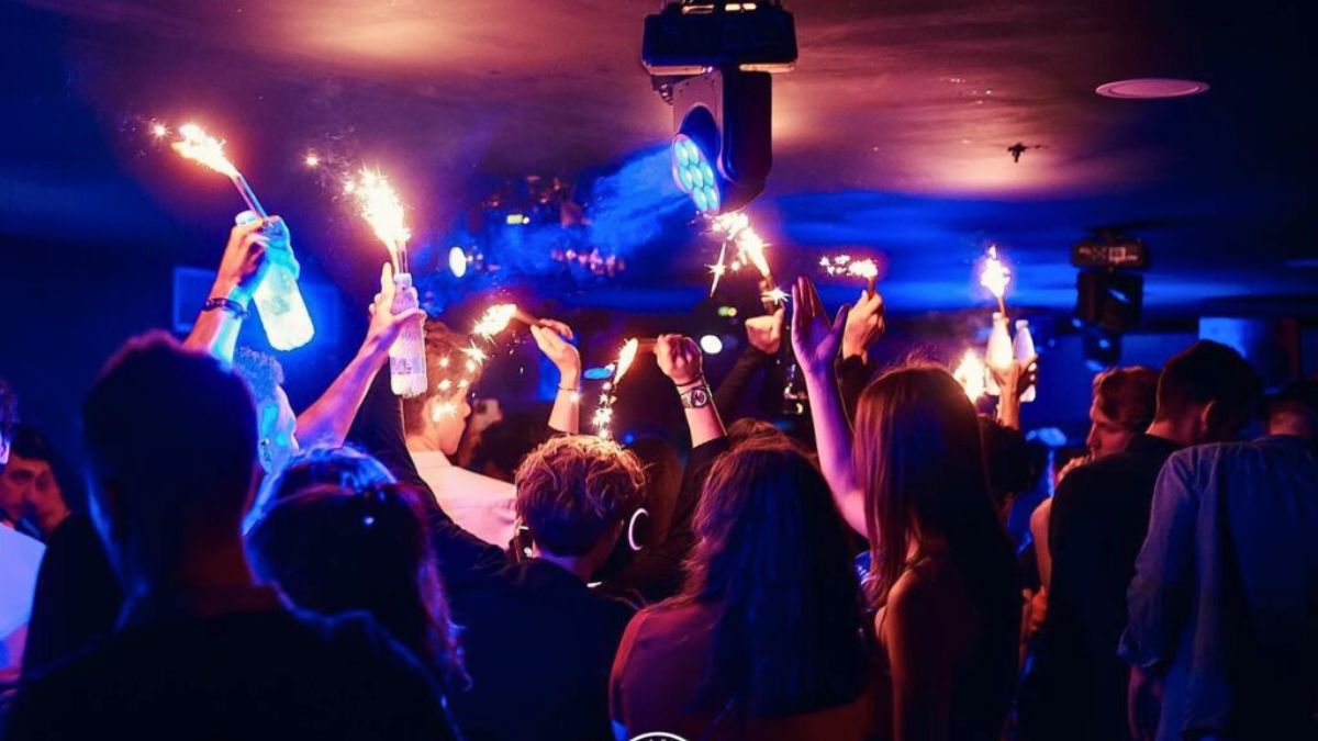Aboard the boat of La Dame, a popular club in Bordeaux