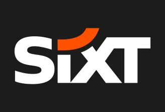 SIXT logo, car rental agency in Bordeaux