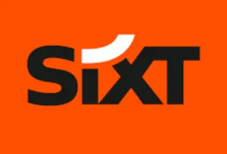 SIXT logo, taxi and airport transfer service in Bordeaux