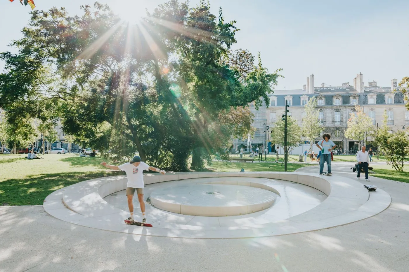 Skateurs, place Gambetta © Nicolas Duffaure